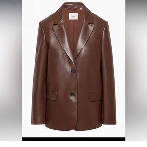 Aritzia Memories Blazer — Coffee Bean Color Size S